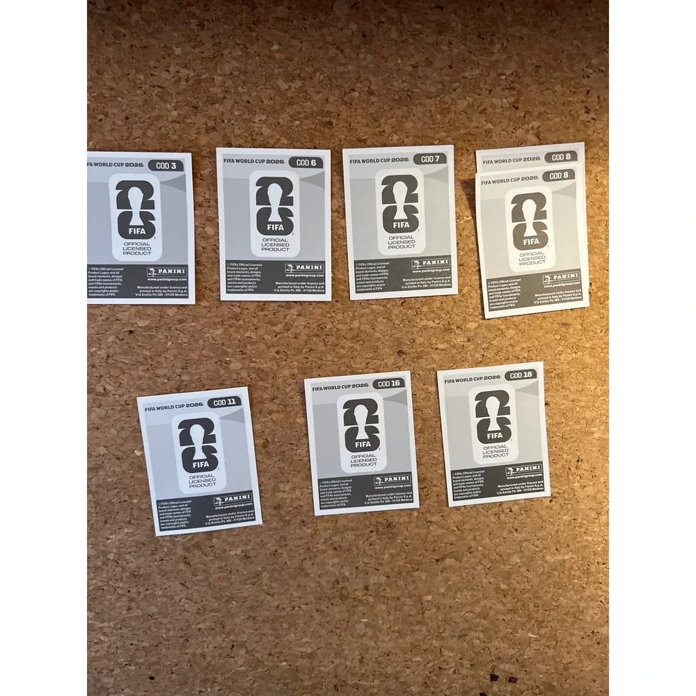 Panini FIFA World Cup 2026 DR Congo Stickers Lot Wan-Bissaka Wissa COD 8pk